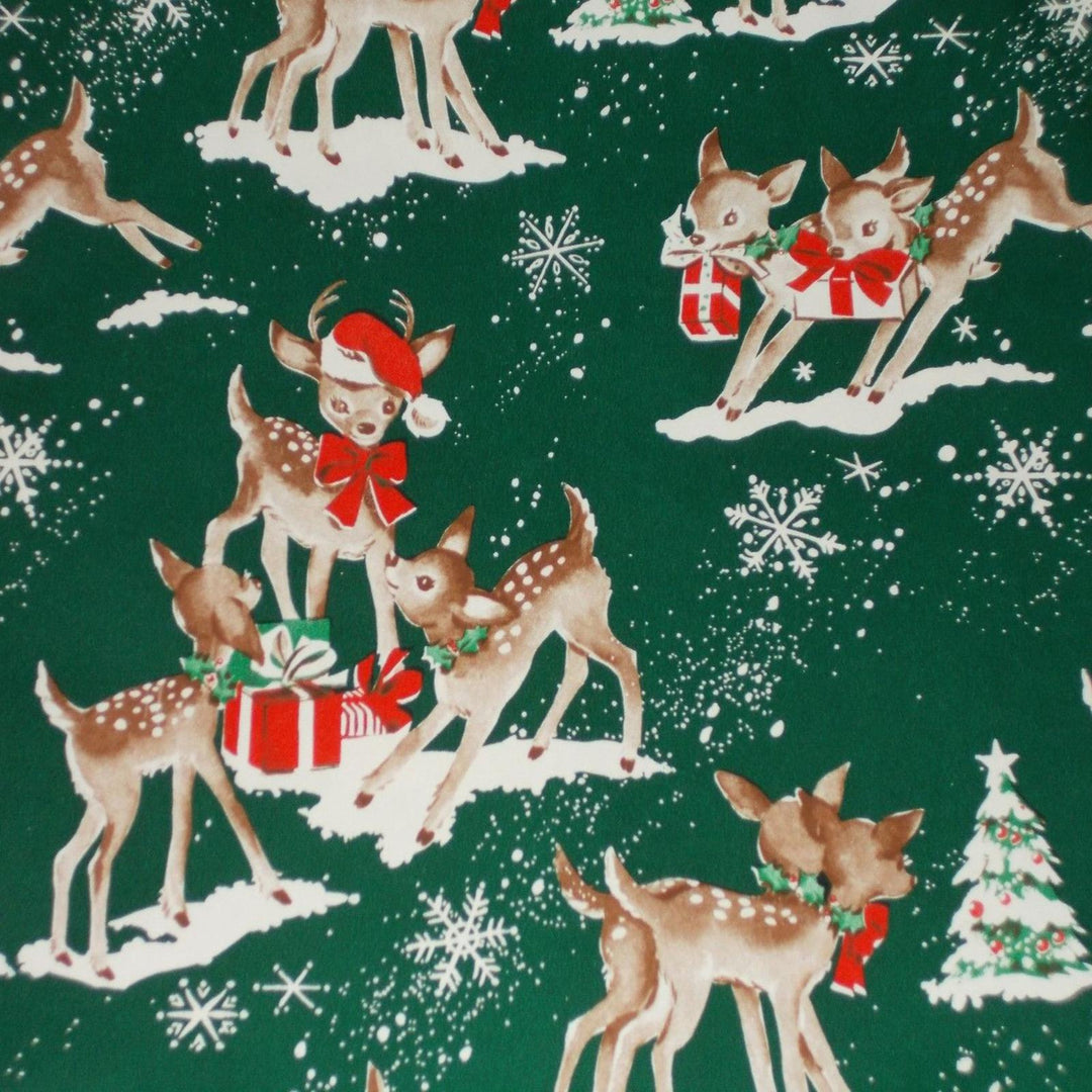Deer vintage green