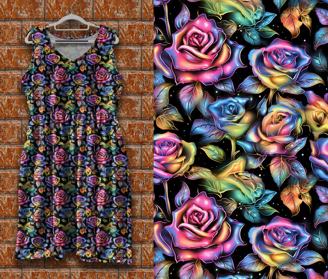 Prismatic roses