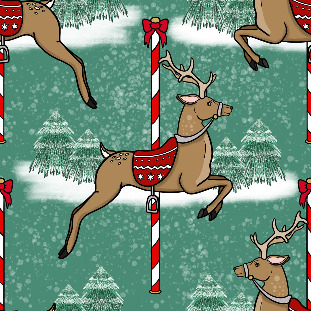 Reindeer carousel