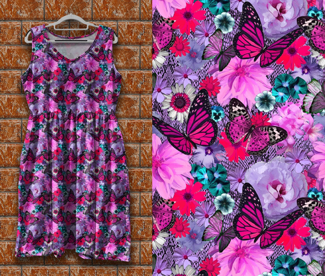 Butterfly kissed blooms