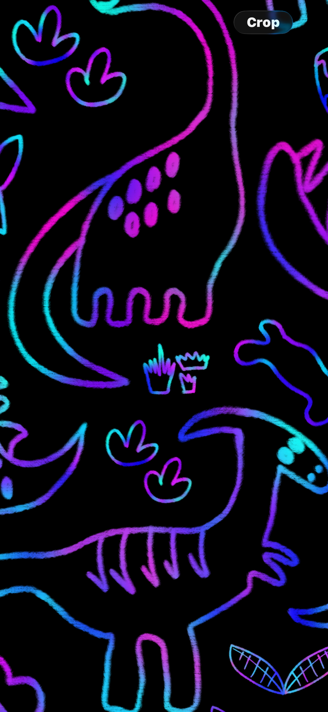 Neon dino