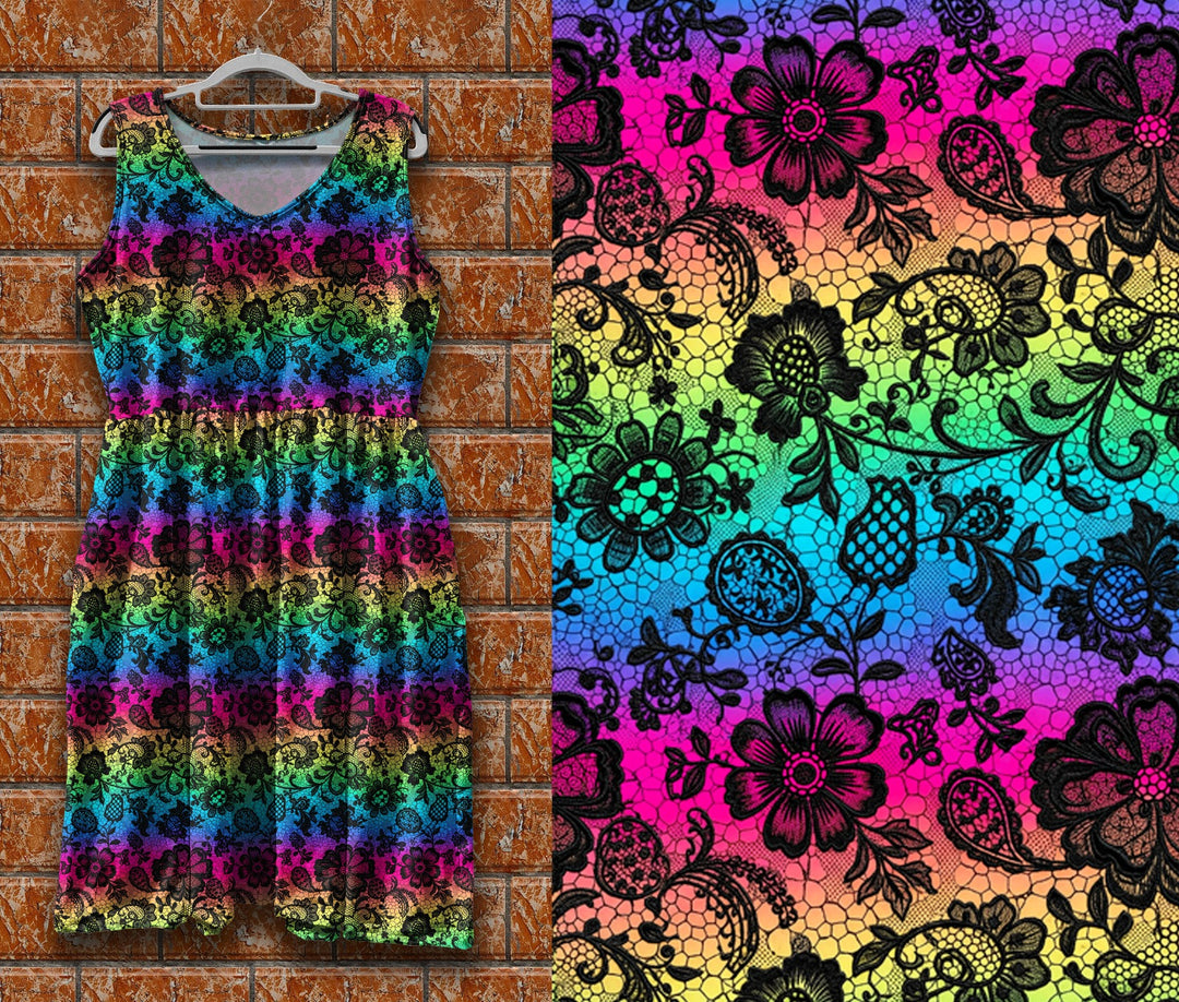Neon lace