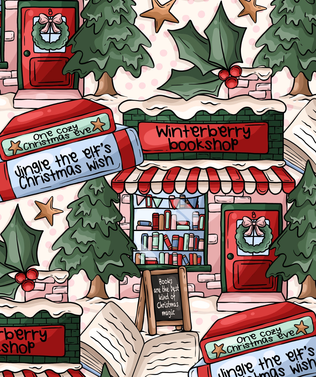 Winter bookshop
