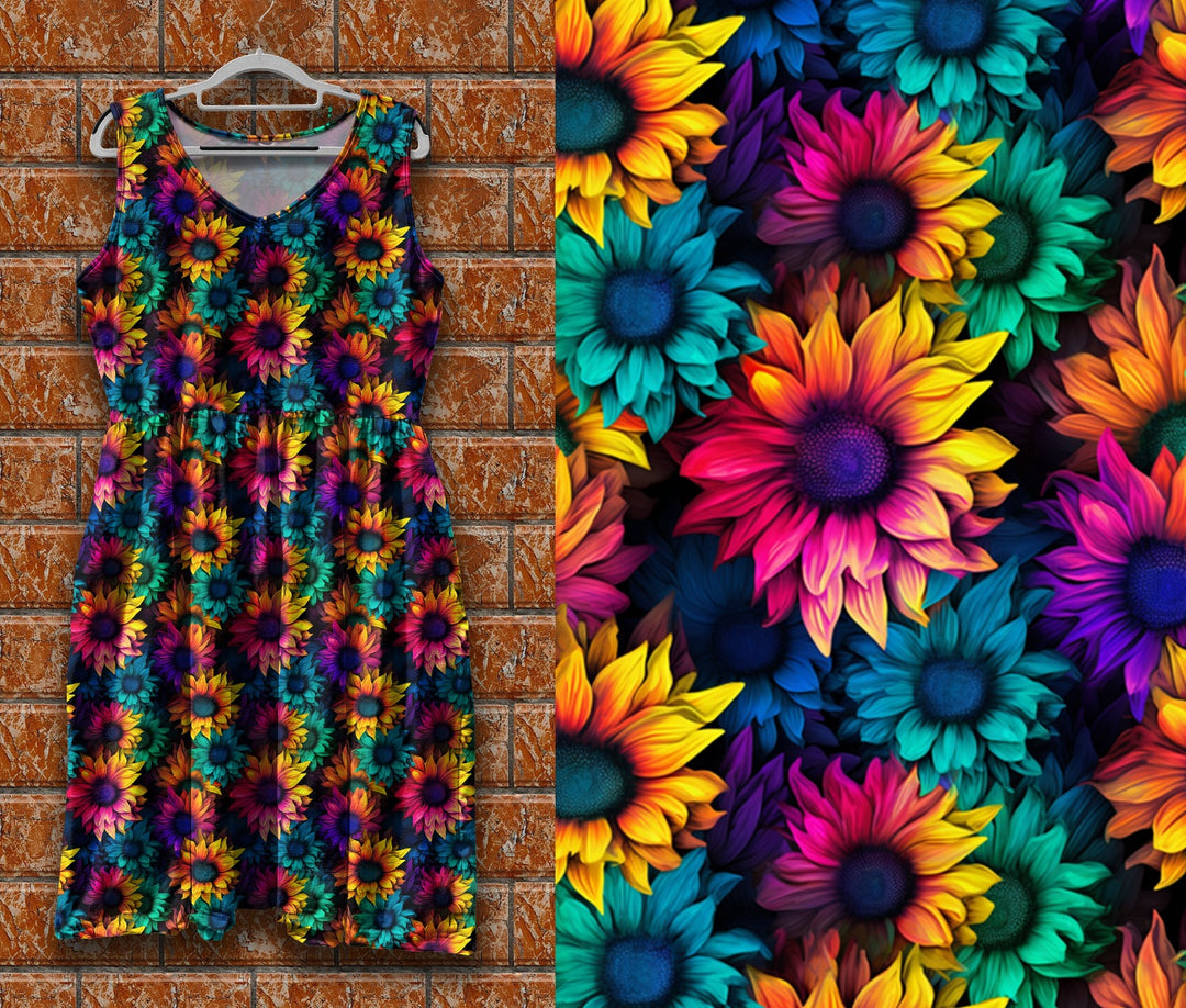 Electric sunflower dream