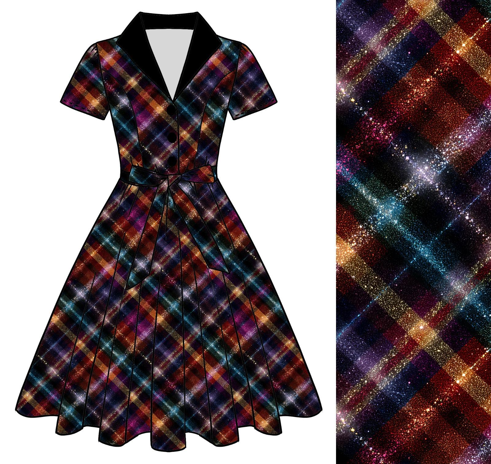 Rizzo glitter tartan