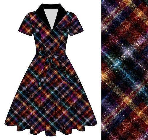Rizzo glitter tartan