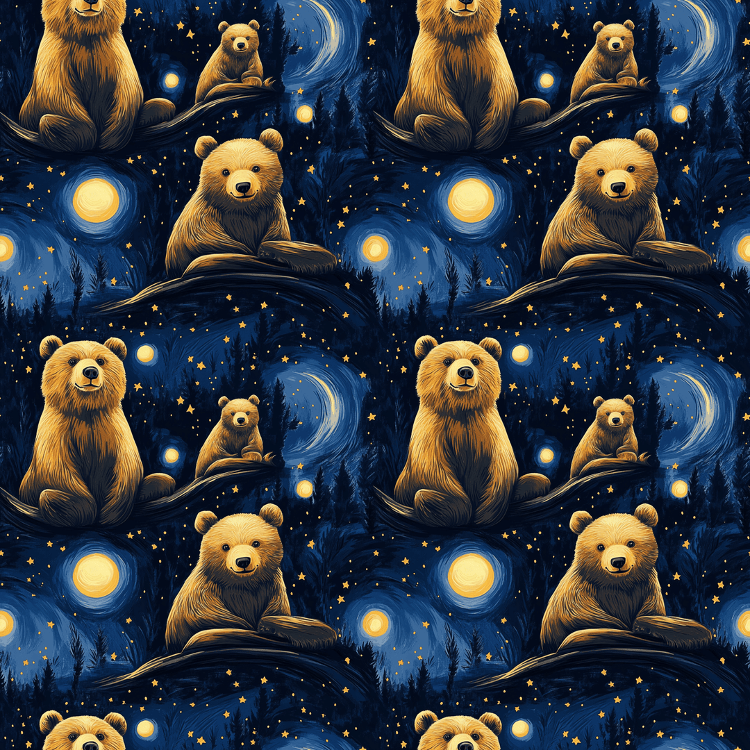 Starry night bears 🐻