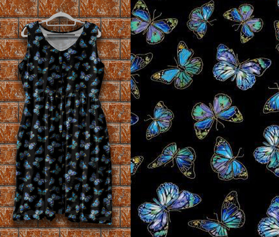 Midnight electric butterfly