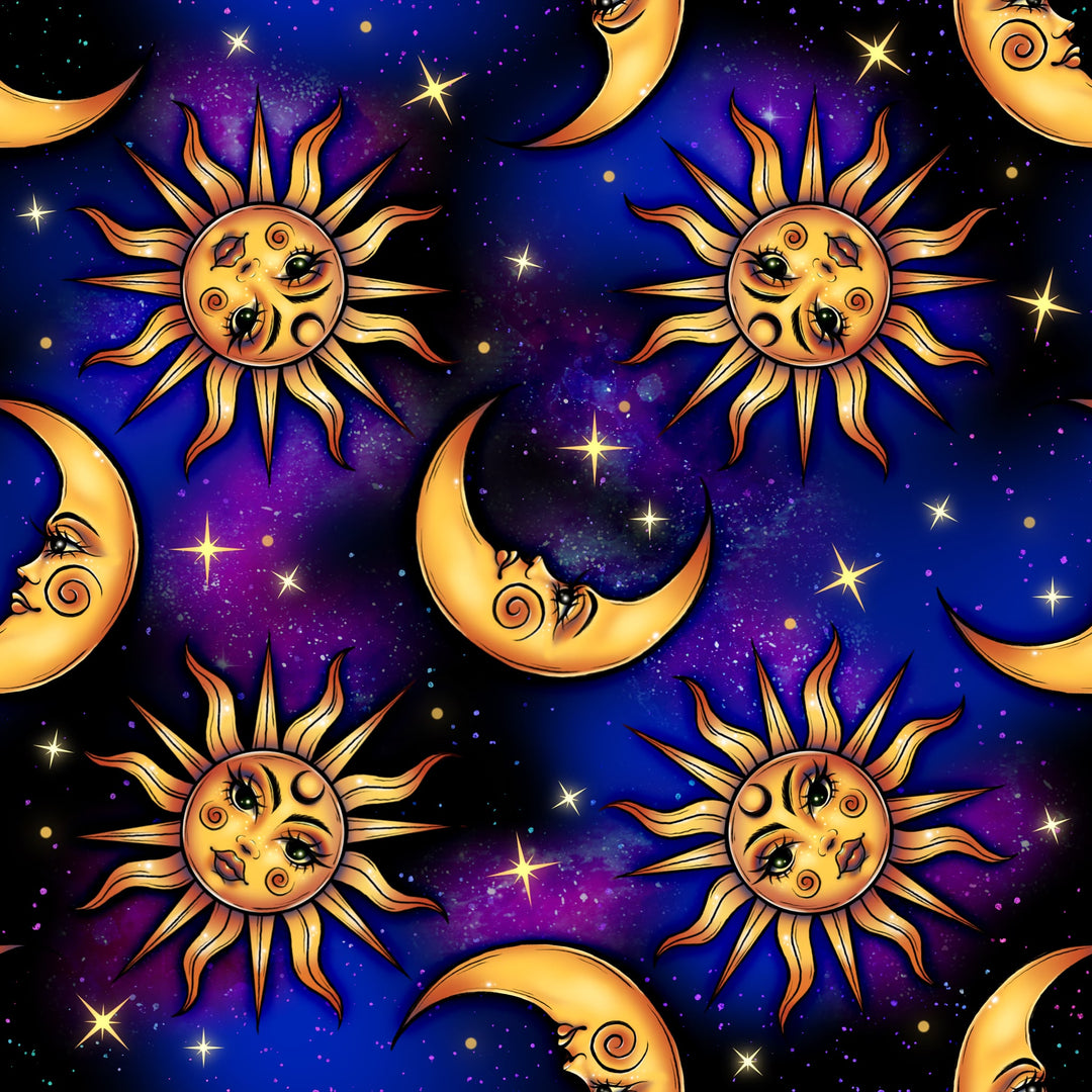 Celestial sun/moon