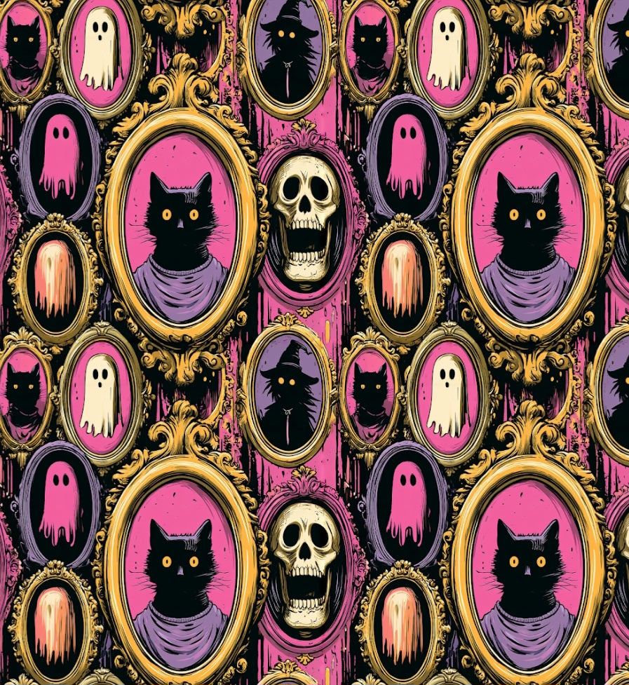 Gothic Cat/Ghost Portraits
