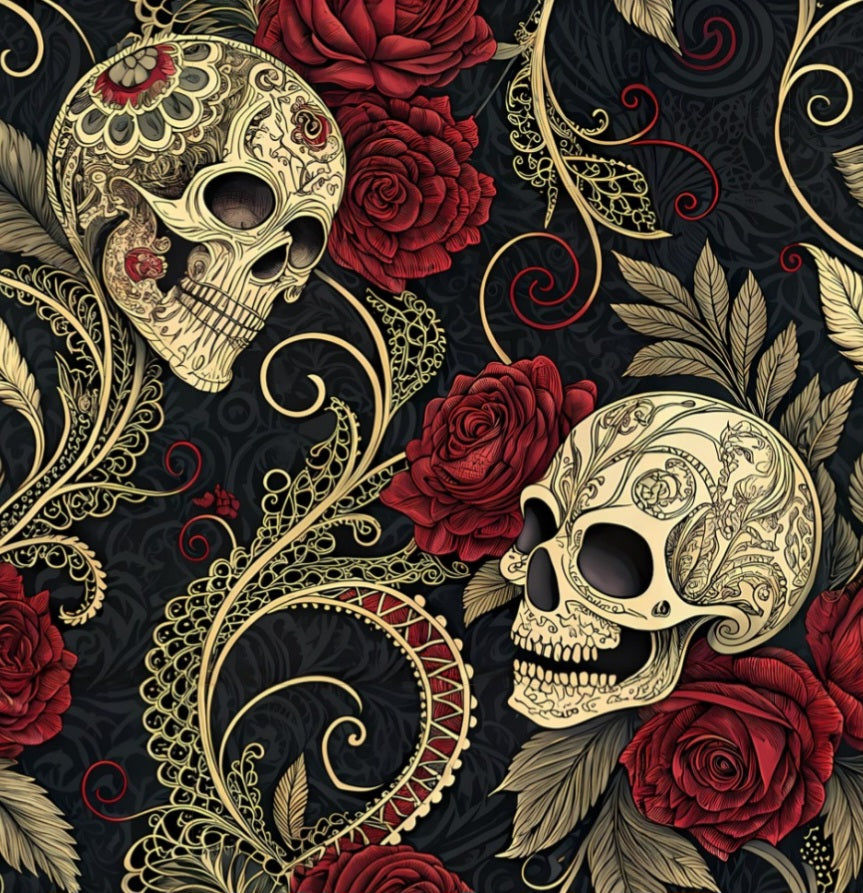Crimson Skull Rose
