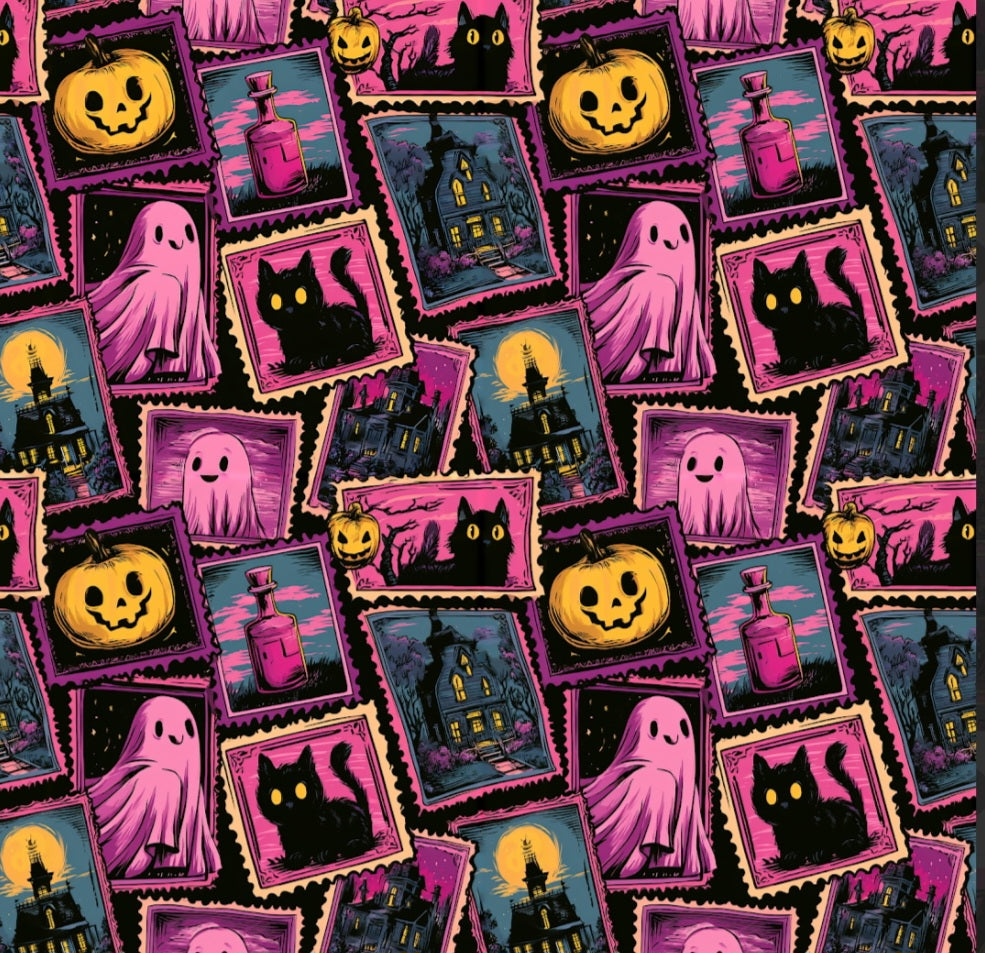 Hot Pink Hallow Stamps