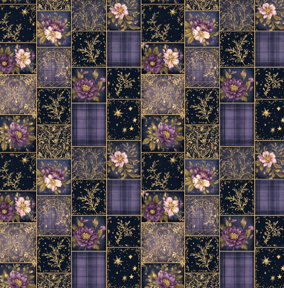 Midnight Botanical Patch