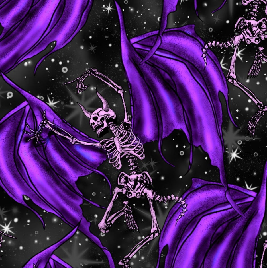 Purple Halloween Bat