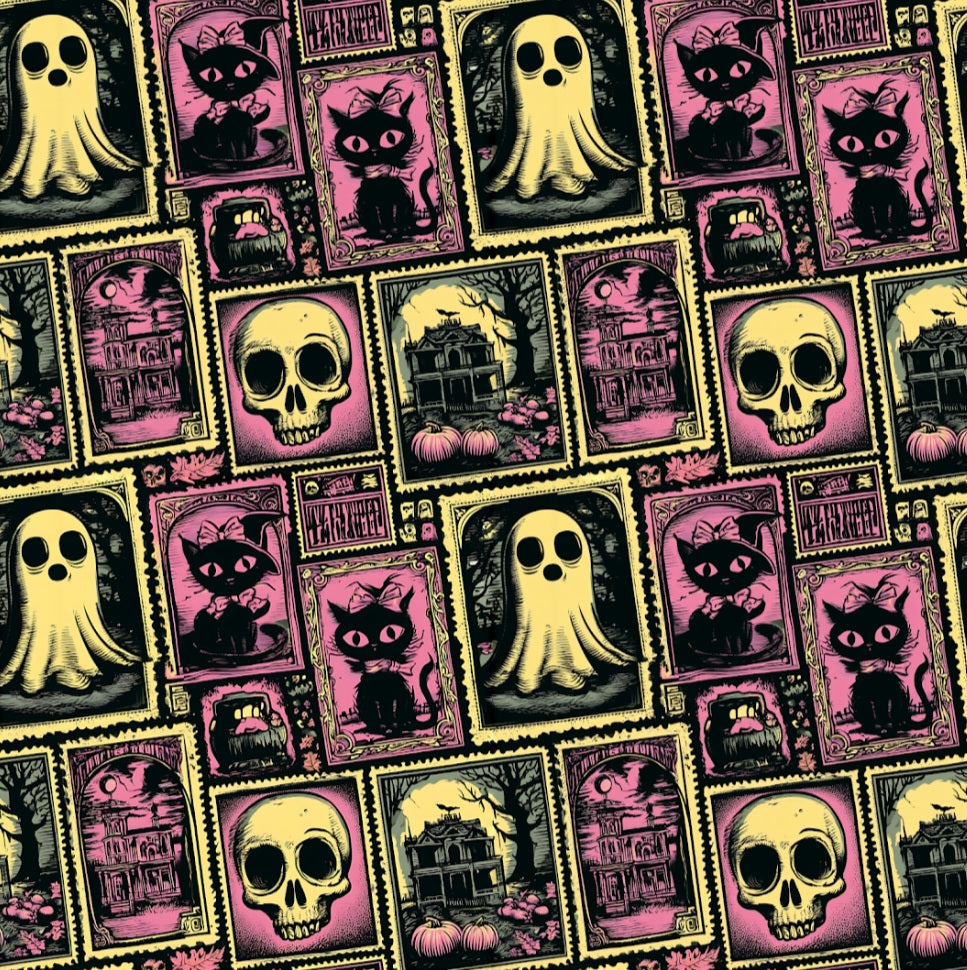 Spooky Vintage Stamps